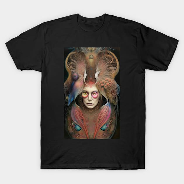 Stunning surreal witch painting T-Shirt by ZiolaRosa